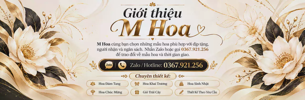 Ảnh bìa Shop hoa tươi Phường Phú Lợi Cần Thơ - Tư vấn mẫu hoa hợp ngân sách